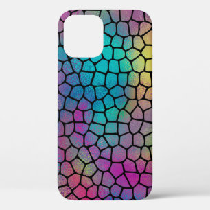 Elegant Modern Abstract Colourful Mosaic Pattern iPhone 12 Pro Case