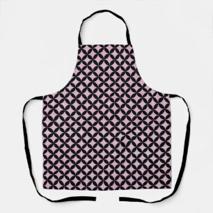 Elegant Modern Abstract Pink Diamonds Pattern   Apron