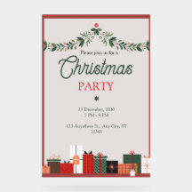 Elegant Modern Acrylic Sign for Festive Christmas 