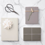 Elegant Modern Alabaster Taupe Grey Solid Colour Wrapping Paper Sheet<br><div class="desc">A modern combination of alabaster,  shades of taupe and grey gift wrap for your events,  important milestones and happy celebrations.</div>