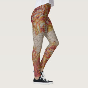 Elegant Modern Angel Vintage Trendy Floral Leggings