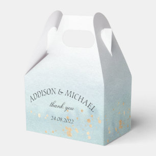 Elegant Modern Aquerell Favor Box