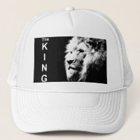 Elegant Modern B&W Pop Art Lion Head Template