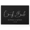 Elegant & modern black and white wedding