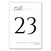 Elegant Modern Black Calligraphy Wedding 23