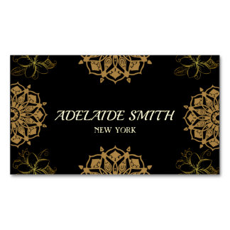 elegant modern black gold business card