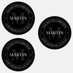 Elegant Modern Black White & Grey Waterproof