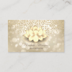 Elegant  Modern Bokeh,Gold Diamonds Business Card
