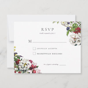 Elegant Modern Botanical Greenery Wedding Response