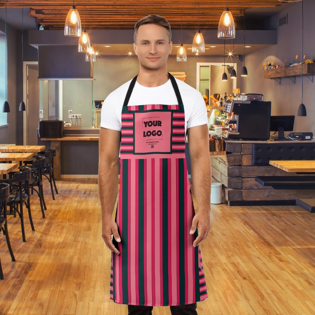 Elegant Modern Business Custom Logo  Apron (Creator Uploaded)
