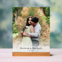 Elegant Modern Calligraphy Name Wedding