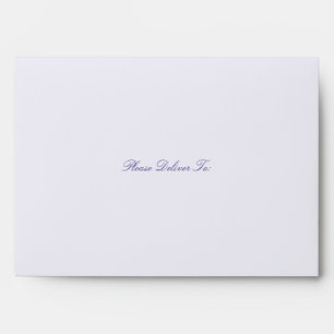 Elegant Modern Calligraphy Script Wedding Envelope