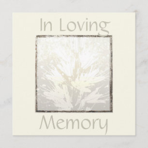 Elegant Modern Celebration of Life Invitation