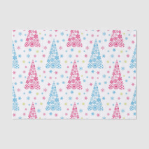 Elegant Modern Christmas tree Tissue Paper