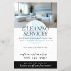 Elegant Modern Cleaning Services Marketing Flyer