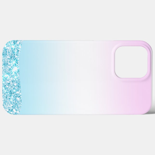 Elegant Modern colourful gradient glitter Rainbow Case-Mate iPhone Case (Back (Horizontal))