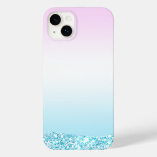 Elegant Modern colourful gradient glitter Rainbow Case-Mate iPhone 14 Plus Case