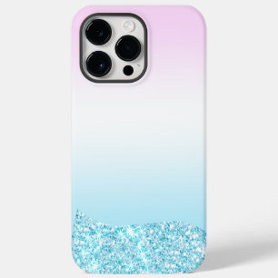 Elegant Modern colourful gradient glitter Rainbow iPhone 14 Pro Max Case