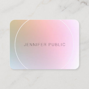 Elegant Modern Colourful Professional Template Business Card