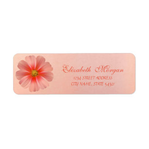 Elegant Modern Cool  Flower  Address