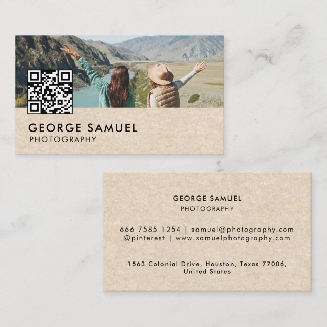 Elegant Modern Custom Logo Minimalist Simple Appointment Card (Front/Back)