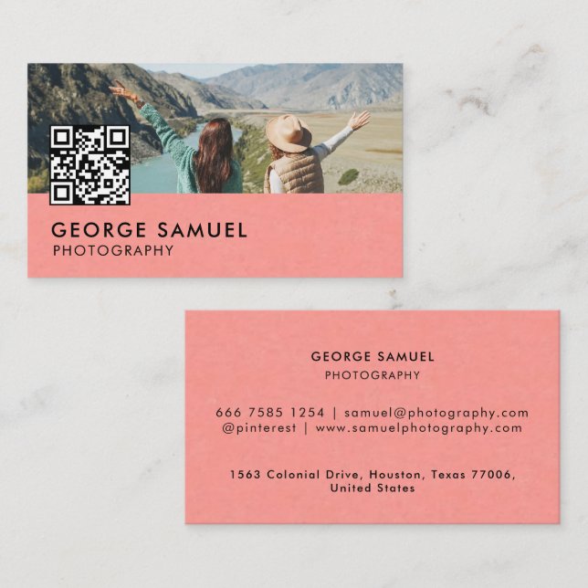 Elegant Modern Custom Logo Minimalist Simple Appointment Card (Front/Back)