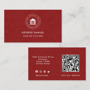 Elegant Modern Custom Logo Minimalist Simple Business Card