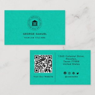 Elegant Modern Custom Logo Minimalist Simple Business Card
