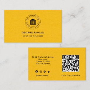 Elegant Modern Custom Logo Minimalist Simple Business Card