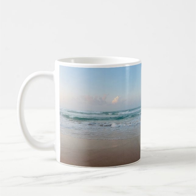 Elegant Modern Custom Photo and Personalized Coffee Mug (Left)