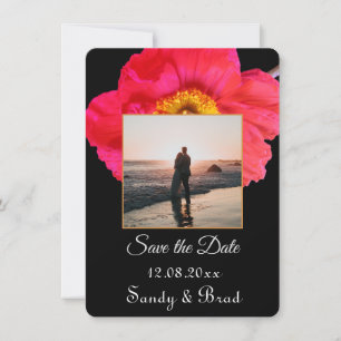 Elegant Modern Custom  Photo Save The Date Wedding Invitation
