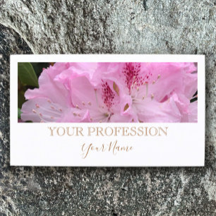 Elegant Modern Custom Photo White Professional Business Card