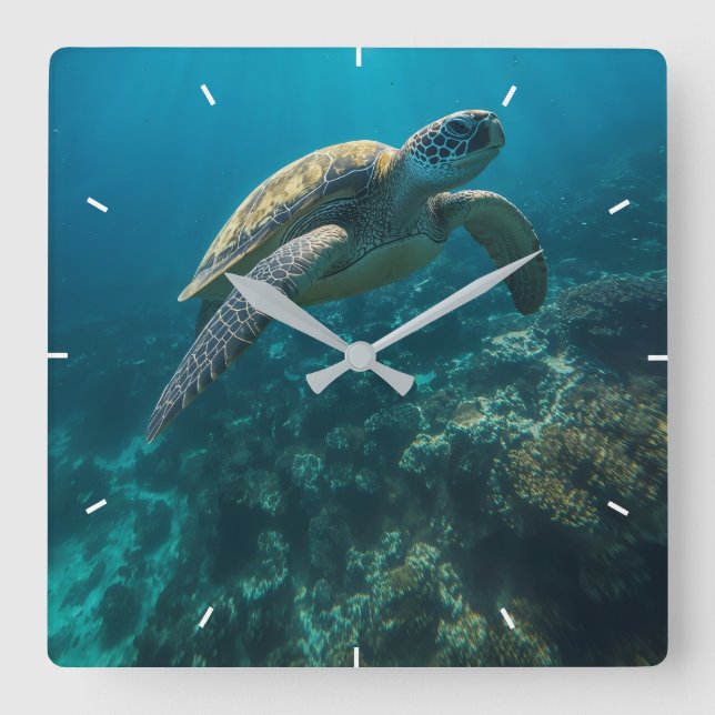 Elegant Modern Custom Wall Clock Add Your Own  (Front)