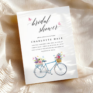 Elegant Modern Floral Botanical Bridal Shower Invitation