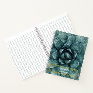 Elegant Modern Floral Gold Notebook