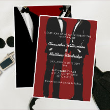 Elegant Modern Gay Men Wedding