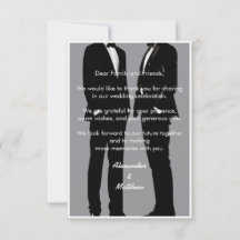 Elegant Modern Gay Men Wedding