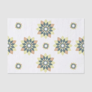 Elegant Modern Geometric Star Bursts Tissue Paper