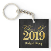 Elegant & Modern Gold Class of 2019 Graduation