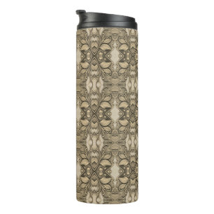 Elegant Modern Gold Decorative Thermal Tumbler