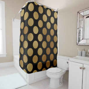 Elegant Modern Gold Gradient Polka Dots Pattern  