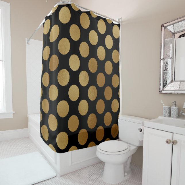 Elegant Modern Gold Gradient Polka Dots Pattern | (In Situ)