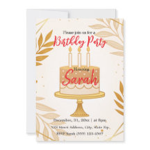 elegant modern gold minimalist birthday party 