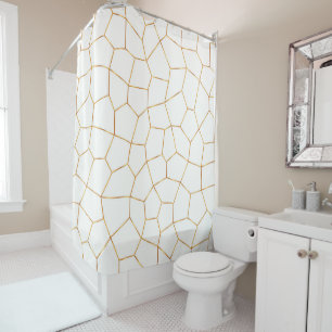 Elegant Modern Gold White Stained Glass Collection