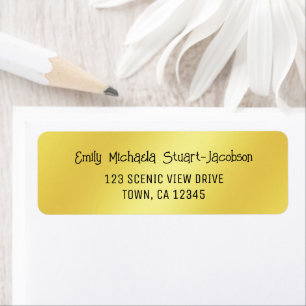 Elegant Modern Golden Casual Contemporary Script