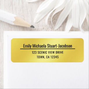 Elegant Modern Golden Contemporary Professional