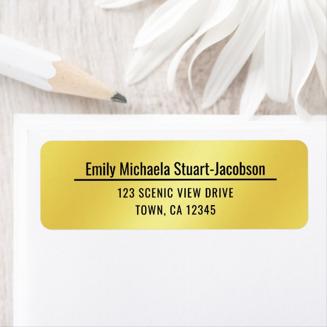 Elegant Modern Golden Contemporary Professional (En situation)