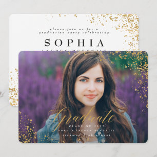 ELEGANT MODERN GRADUATE INVITATION