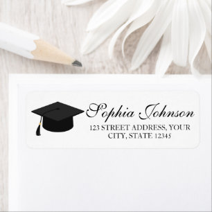 Elegant Modern Graduation Return Address