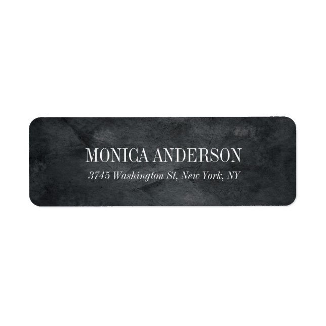 Elegant Modern Grey Chalkboard Professional (Front)